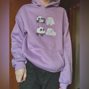 Kawaii Pastel We Bare Bears Hoodie